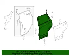 67510TLAA00ZZ PANEL COMP R,RR D HONDA