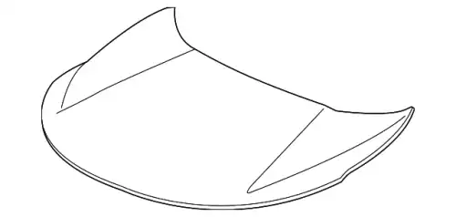 60100TLAA00ZZ HOOD COMP HONDA