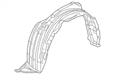 Подкрылок HONDA 74100TLAA00