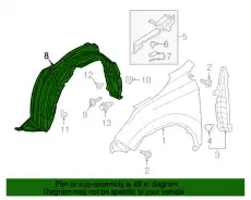 Подкрылок HONDA 74100TLAA00
