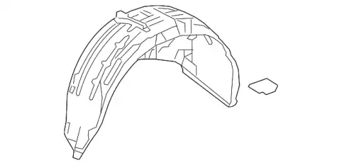 Подкрылок HONDA 74552TLAA00