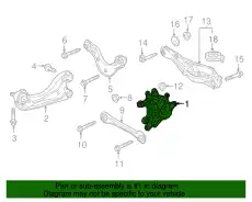 Кулак поворотный HONDA 52215TLAA02