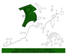 Крыло HONDA 04636TLAA01ZZ