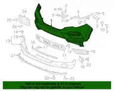 ПЕРЕДНИЙ БАМПЕР 04711TG7A90ZZ HONDA