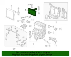 СЕРДЕЧНИК В КОМПЛЕКТЕ, ОБОГРЕВАТЕЛЬ 79110TLAA51 HONDA
