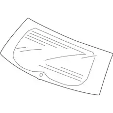 73211TLAA01 GLASS SET, RR. HONDA