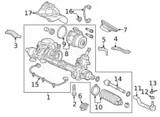 Рулевая тяга HONDA 53521-TEA-A51