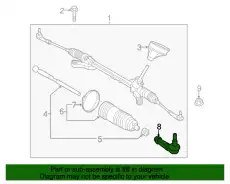 Рулевой наконечник FORD C1BZ-3A130-A