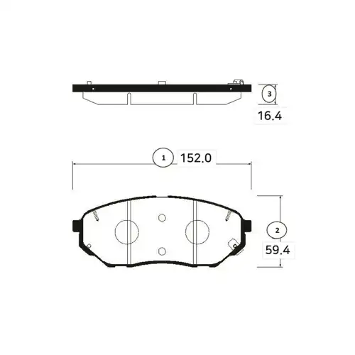 Тормозные колодки дисковые CTR CKKK-54N