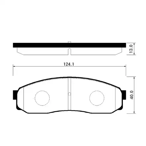 Тормозные колодки дисковые CTR CKKK-7N