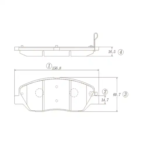 Тормозные колодки дисковые CTR CKKS-9N