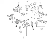 Переключатель подрулевой VAG 1K09535199B9