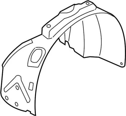 Подкрылок VAG 4F0821134E