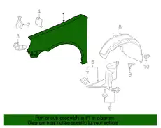 Крыло VAG 5K6821022A