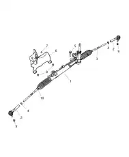 Рулевая рейка JEEP 68140626AA