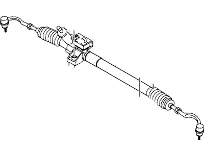 Рулевая рейка DODGE 04897583AB