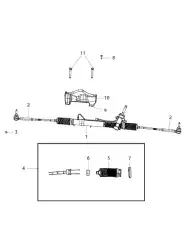 Рулевая рейка DODGE RL006523AD