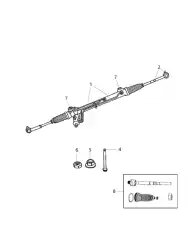 Рулевая рейка DODGE 68042636AB