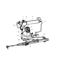 Рулевая рейка DODGE 52090488AE