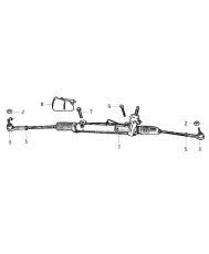 Рулевая рейка DODGE 04809964AE