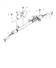 Рулевая рейка DODGE 04743875AF