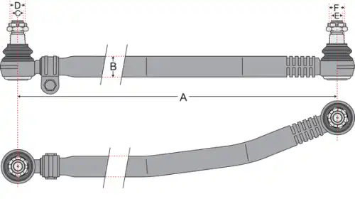 Рулевая тяга JURATEK JSS1504