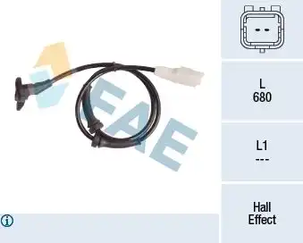 Датчик ABS FAE 78181