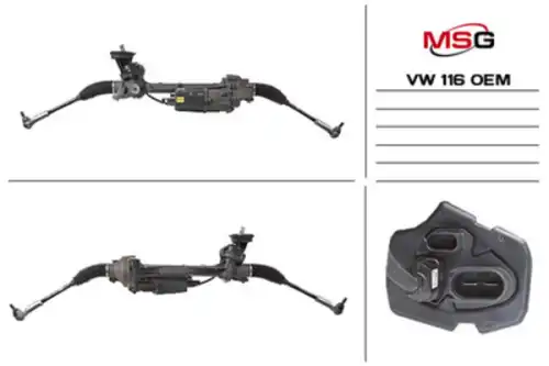 Рулевая рейка MSG VW 116OEM