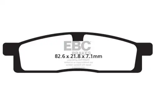 Тормозные колодки дисковые EBC FA119TT