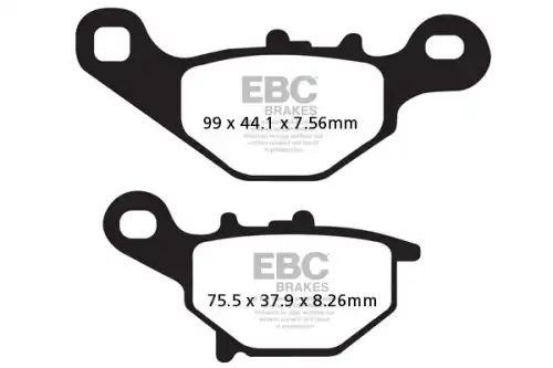 Тормозные колодки дисковые EBC FA230TT