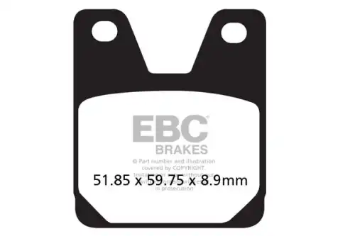Тормозные колодки дисковые EBC FA267HH