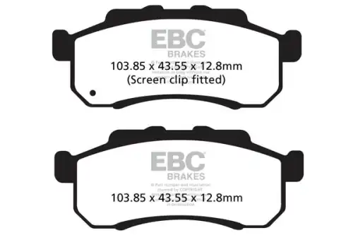 Тормозные колодки дисковые EBC FA477TT