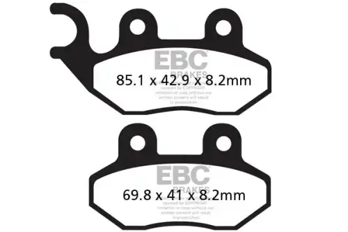 Тормозные колодки дисковые EBC SFA264HH