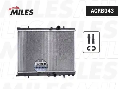Радиатор системы охлаждения двигателя MILES ACRB043