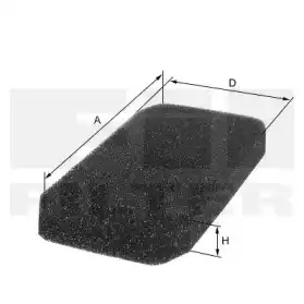 Салонный фильтр FIL FILTER HP4631