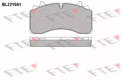 Тормозные колодки дисковые FTE BL2210A1