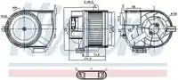 Вентилятор отопителя NISSENS 87487