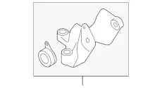  L2303908YC КРОНШТЕЙН ОПОРЫ ДВИГАТЕЛЯ ЛЕВАЯ MAZDA