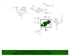  L2303908YC КРОНШТЕЙН ОПОРЫ ДВИГАТЕЛЯ ЛЕВАЯ MAZDA