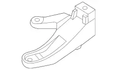 Кронштейн опоры двигателя левая (2,0./AT) B32T39080A MAZDA