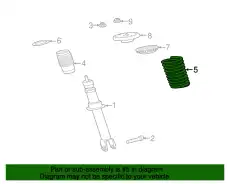 Пружина подвески C2D11402 JAGUAR