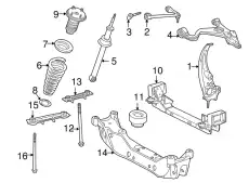 Пружина подвески XR835298 JAGUAR