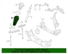Пружина подвески XR835298 JAGUAR