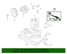 Шланг ГУР JAGUAR C2P24685