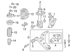 Рычаг подвески MAZDA KA0G34300F