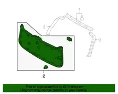 внутренняя панель багажной двери/panel a 817501D000S8 MOBIS