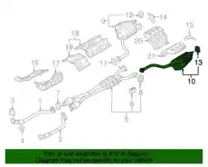 глушитель с выхлопной трубой 287103T410 MOBIS