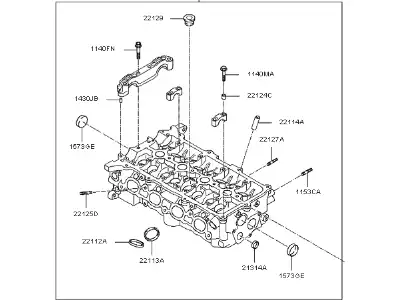  HYUNDAI/KIA ГБЦ 221002B003 MOBIS