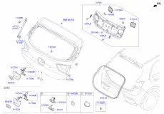  BUMPER-T/GATE OVERSLAM 1737516034B MOBIS