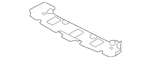 молдинг бампера/cover-rr bumper under 866913F500 MOBIS